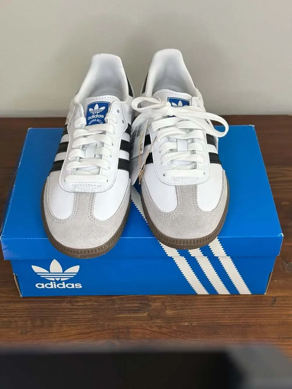Adidas Samba OG Sneakers White/Black Size US Men's 6 / Women's 7 - Picture 1 of 11